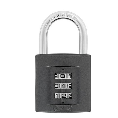 Abus Abus: 158/40 C Zinc Die Cast Front 3-Dial Resettable Combo ABS-12826